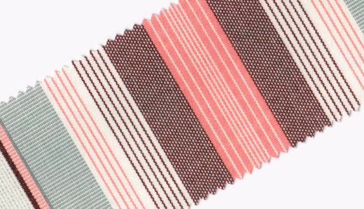 Markisentücher mit Blockstreifen