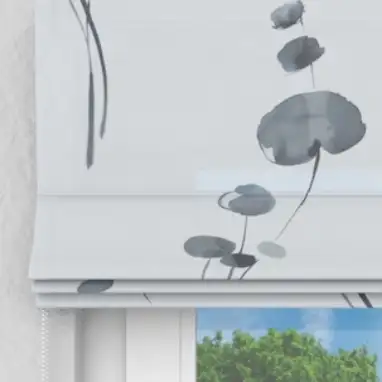 blickdichtes Raffrollo Massanfertigung