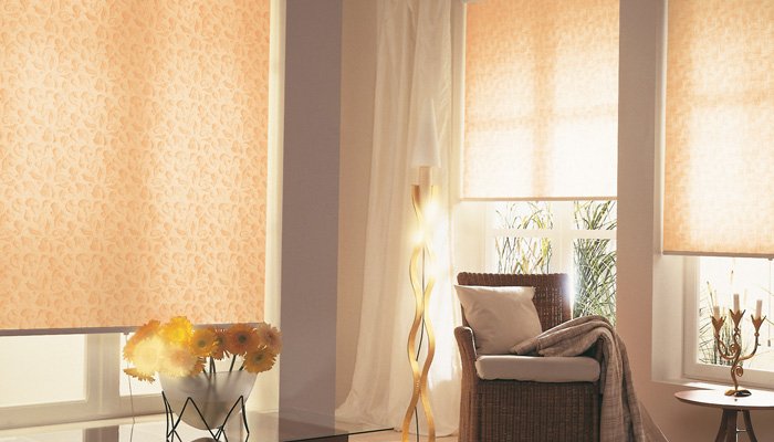 Rollos für das Wohnzimmer