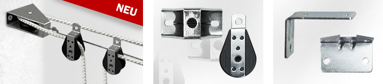 Sonnensegel Bedienung in grossen Höhen mit Seilzugsystem